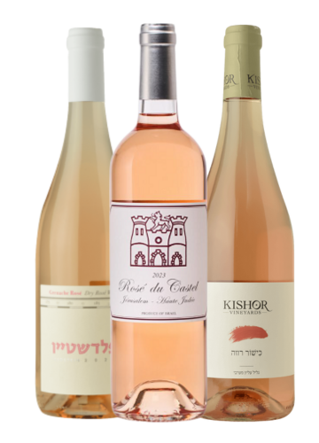 מיקס יינות רוזה ישראליים (קסטל/כישור/פלדשטיין)